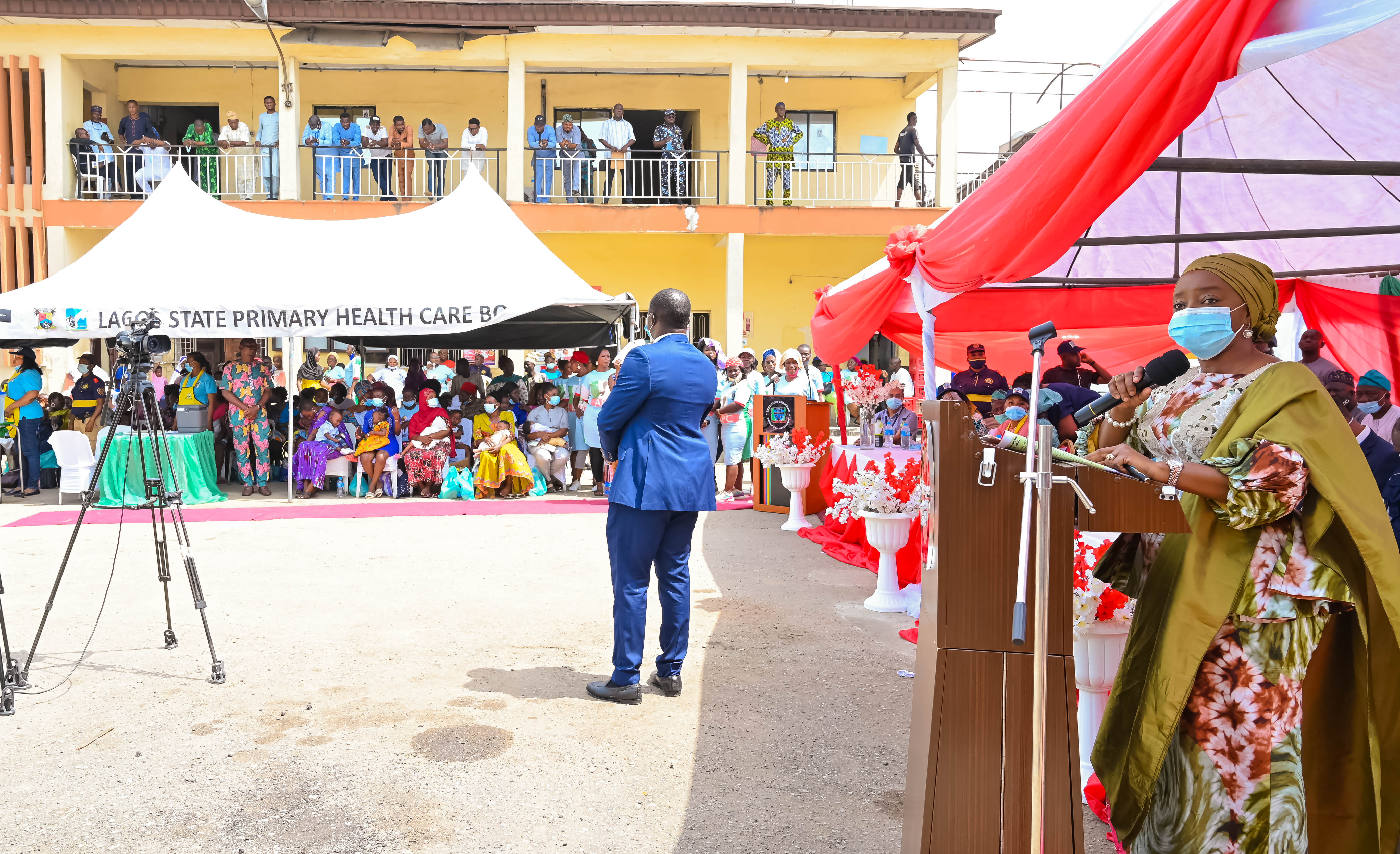 Lagos First Lady, Dr Ibijoke Sanwo-Olu  Flags Off Polio Vaccination For Children In Five LGAS