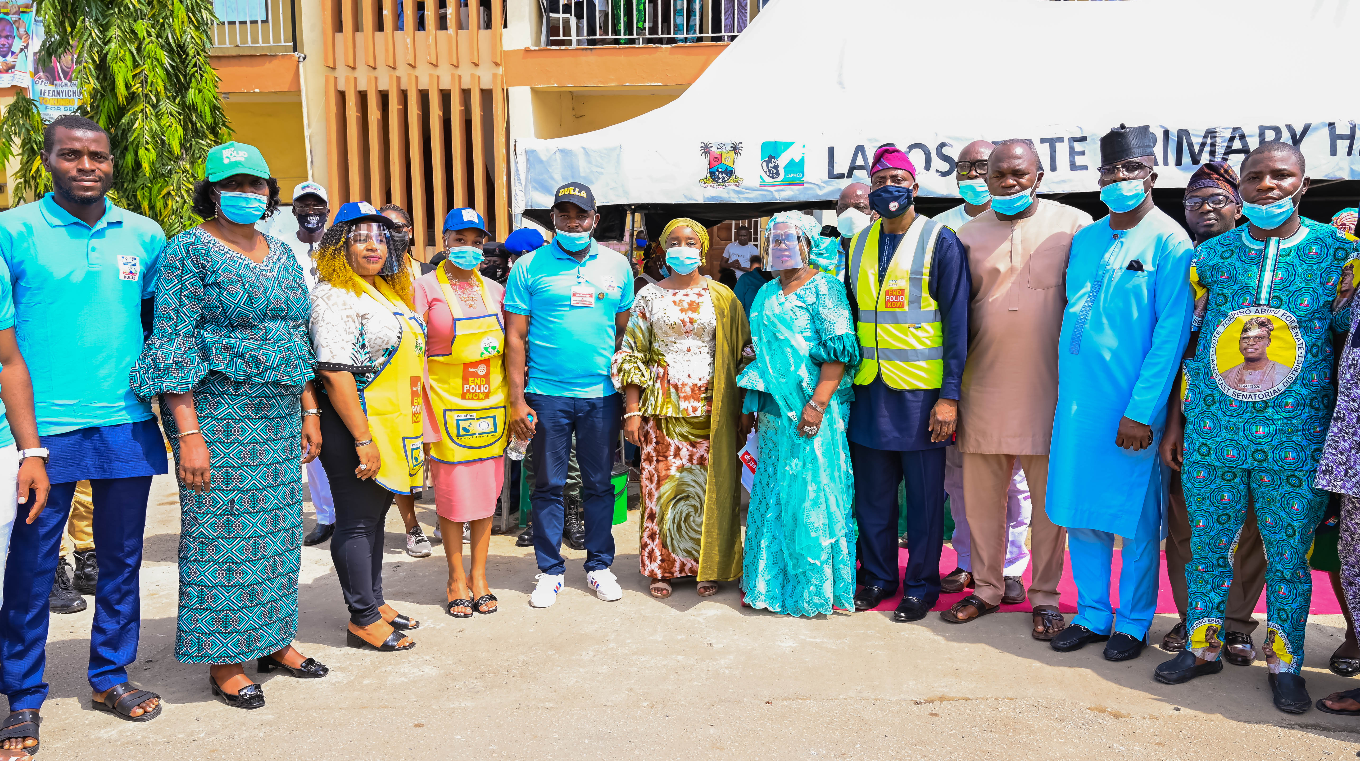 Lagos First Lady, Dr Ibijoke Sanwo-Olu  Flags Off Polio Vaccination For Children In Five LGAS