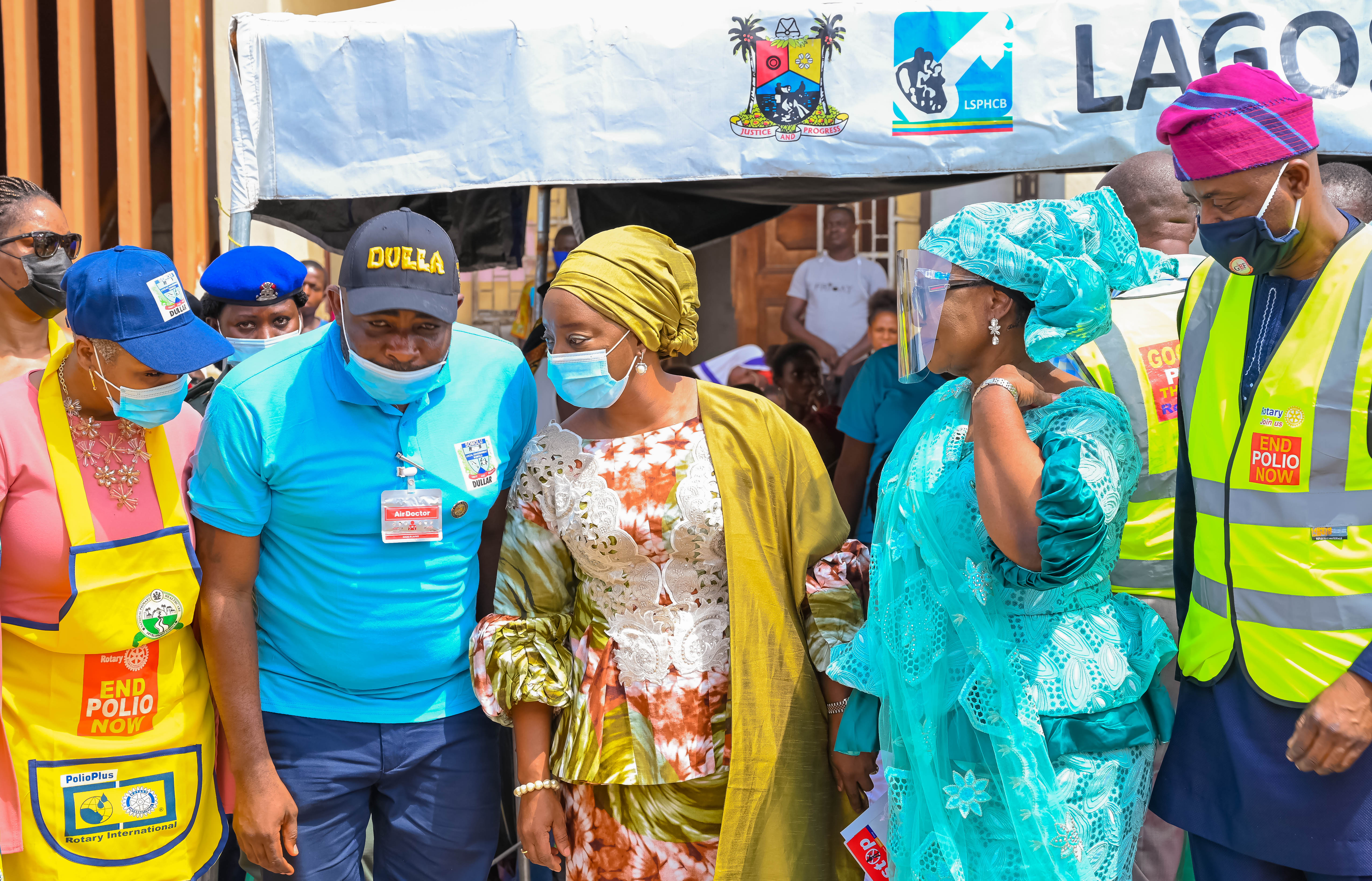 Lagos First Lady, Dr Ibijoke Sanwo-Olu  Flags Off Polio Vaccination For Children In Five LGAS