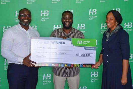 Heritage Bank rewards local content language for October 1st “National Pledge” rendition
