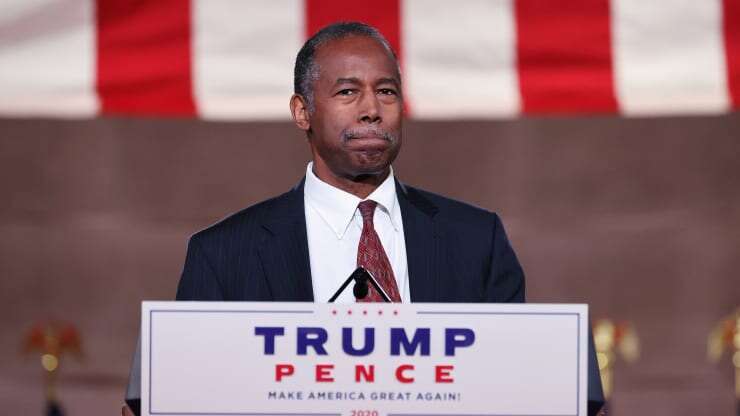 Sadly, Housing and Urban Development Secretary Dr. Ben Carson has tested positive to the coronavirus  a spokesman told CNBC on Monday. Carson, 69, “is in good spirits and feels fortunate to have access to effective therapeutics which aid and markedly speed his recovery,” HUD deputy chief of staff Coalter Baker said in a statement. The news came less than a week after it was revealed that President Donald Trump's chief of staff, Mark Meadows, also tested positive for covid-19. Meadows had reportedly initially informed just a close group of advisors about his infection. Bloomberg first reported the diagnosis days later on Friday night. The White House hosted an in-person, indoor party on election night. Meadows and Carson attended the event, according to Media reports.  Carson had also been spotted without a mask at a Trump campaign rally in Michigan in Oct. 30. Carson, a retired neurosurgeon and former presidential candidate, is a member of the White House coronavirus task force. The White House has come under heavy criticism for hosting large gatherings on its grounds in the midst of a pandemic. Numerous officials and others who work there, including Trump himself, have tested positive for the virus in the past two months. Nick Trainer, a Trump campaign aide, also tested positive for the virus, NBC News confirmed. Several people tested positive for Covid-19, including Trump advisors and U.S. senators, after they attended a September event at the White House celebrating the nomination of now-Supreme Court Justice Amy Coney Barrett. The country’s top infectious disease expert, Dr. Anthony Fauci, called the gathering a “super-spreader event.”