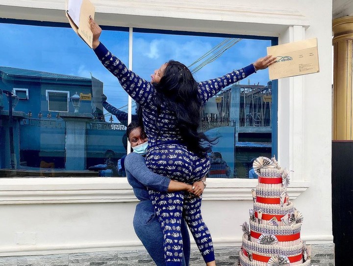 Actress Biodun Okeowo buys a car, gets another as a gift