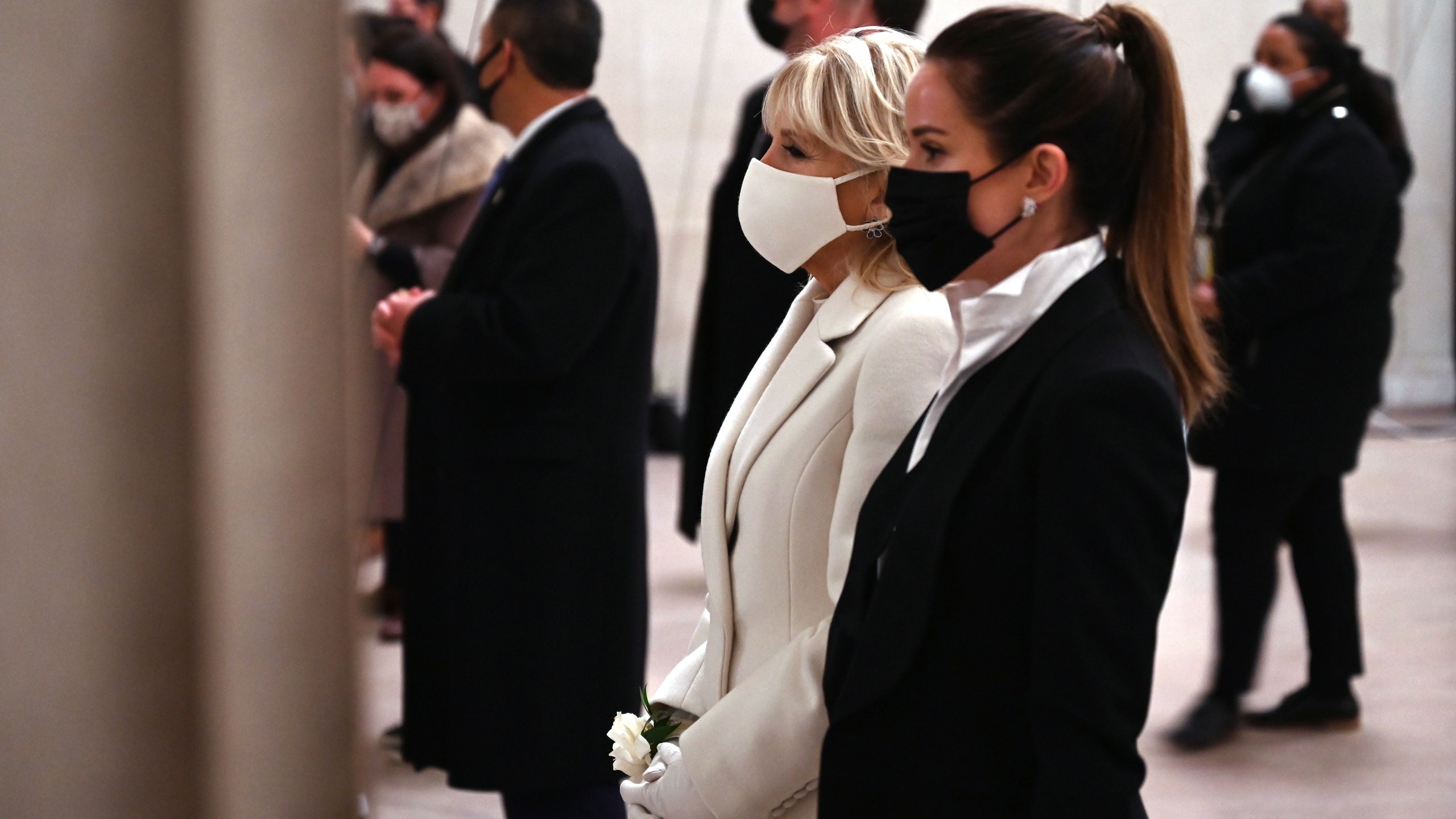 How Ashley Biden’s Tuxedo, Chain-Linked Chloe Gosselin Heels Were a Powerful Moment on Inauguration Night