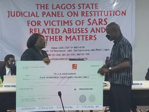 #EndSARS: Lagos Panel Awards ₦16.25 Million To Four Petitioners (Photos)