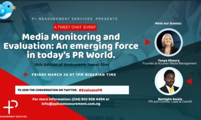 P+ Measurement Services hosts 16th Edition of #EvaluatePR Tweetchat