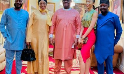 Ex Gov Abdulafata Ahmed, Femi Fani Kayode, Noah Dallaji, Sam Amadi for Democracy Youth Round Table conference in Abuja.