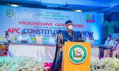 GOV. ABIODUN CALLS FOR THE RE-EVALUATION OF APC CONSTITUTION