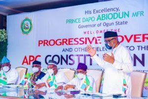 GOV. ABIODUN CALLS FOR THE RE-EVALUATION OF APC CONSTITUTION