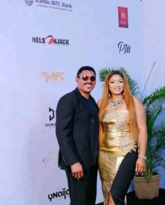 Screen goddess, Omotola Jalade-Ekeinde is in a gay mood.