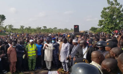 Ps Block Makurdi-Lafia Highway Over Killing Of 7 By herdsmen(Pics, Video)