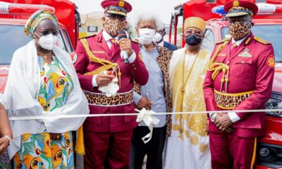 ABIODUN INAUGURATES AMOTEKUN IN OGUN, NAMES SOYINKA SUPER MARSHALL
