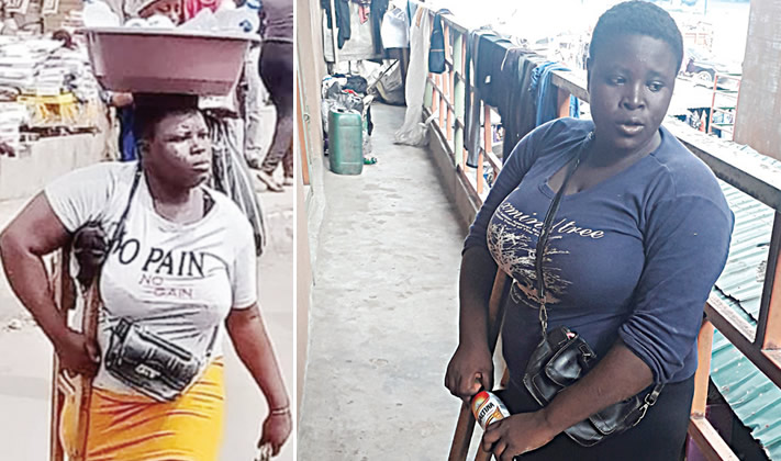 Lagos Amputee Hawker Narrates How She Survives Selling Water On One Leg ( Video)