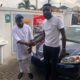 OldEnglish boss, Akogun Lanre Alfred rewards staff with Car gift