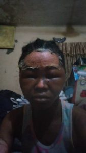 Lagos Business Woman in police net for bathing Staff With Hot Water  