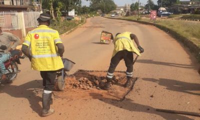OGPWA COMMENCES ANOTHER PHASE OF ROAD REPAIRS, CAUTIONS ROAD USERS.