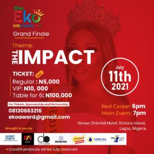 Miss Eko International: Ivory Forte Entertainment Concept To Honour Stakeholders