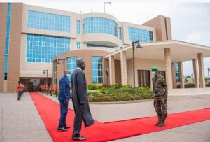 NAOSRE Grand Patron, Ambassador Tukur Buratai, Received By President Patrice Talon As He Resumes In Benin Republic