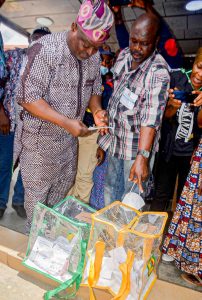 LG Election: Speaker Obasa votes, says democracy has come to stay