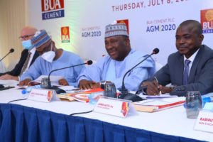 …asBUA Chairman, Abdul Samad Rabiu, canvasses for new entrants, more investments, additionalcapacity in the Cement industry Abuja 08jul2021 - BUACement Plc, one of Africa’s largest Cement companies, today held its AnnualGeneral Meeting for the period ended December 31, 2020, whilst paying dividendsof N70billion at N2.067k per ordinary share in a move that shareholdersapplauded. This is coming on the heels of a profitable year for the Cementproducer with a turnover of N204bn and declared Profits After Tax ofN72.3billion in the year under review.    Speaking at the AGM, Abdul Samad Rabiu, Chairman of BUACement, whilst addressing shareholders and the press, praised the efforts ofthe Yusuf Binji led management, staff, and customers of the company for ensuringthat BUA Cement remained the cement of choice for quality in Nigeria. In hiscomments on the increased demand for cement which had led to higher retailprices despite significantly lower ex-factory prices, Rabiu canvassed moreinvestments in the cement industry saying that current national productionlevels across were not enough to meet the ever-increasing national demand forcement which was increasing at a rate over 3million metric tonnes per annum. Hetherefore canvassed new investments in the cement sector and encouraged otherinvestors to develop new cement plants. It should be noted that BUA Cement isconstructing a 3million metric tonnes which is expected to come on Stream insokoto by the end of 2021 with new plants already in the works.In his comments, Yusuf Binji, Managing Director of BUACement Plc, said BUA Cement is committed to remaining a value–driven, orientedcompany that prioritizes excellence and product quality. He also added that thecompany was well-poised to sustain current profitability despite the verycompetitive landscape. According to Binji, “Our value proposition, in terms ofproduct and service support offerings has positioned BUA Cement as a marketleader. In addition, we continue to prioritize innovation and continuous improvement,thereby ensuring the continued “fit” of our products to ever-changing customerdemands and needs. We are also investing in the latest plant designs which notonly drive efficiency but translate into value addition to our customers throughthe cost savings derived.BUA Cement Plc is Nigeria’s second-largest cementcompany and the largest producer in its North-West, South-South, and South-Eastregions; BUA Cement operates strategically from Okpella, Edo State andKalambaina, Sokoto State. Currently, the second most capitalized manufacturing companyon the Nigerian Stock Exchange (NSE), BUA Cement is committed to quality - adifferentiating attribute, driven by its people, innovation, and technology;and positioned to solving Nigeria’s cement under capacity while drivingeconomic growth and development. 