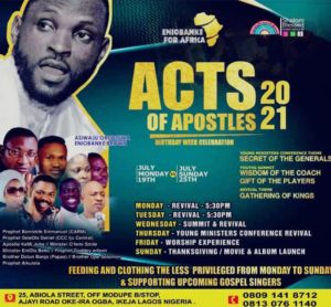 OREOLUWA BROWN SET TO LAUNCH MOVIE ACADEMY, MUSIC ALBUM, and many more!