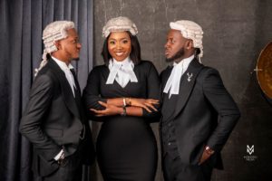 HRH Dennis Anabel iseghohimen celebrates eferaomon Priscilla's call to Bar.