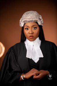 HRH Dennis Anabel iseghohimen celebrates eferaomon Priscilla's call to Bar.