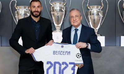 Benzema signs a new deal with Real Madrid By Rapheal Akinwunmi
