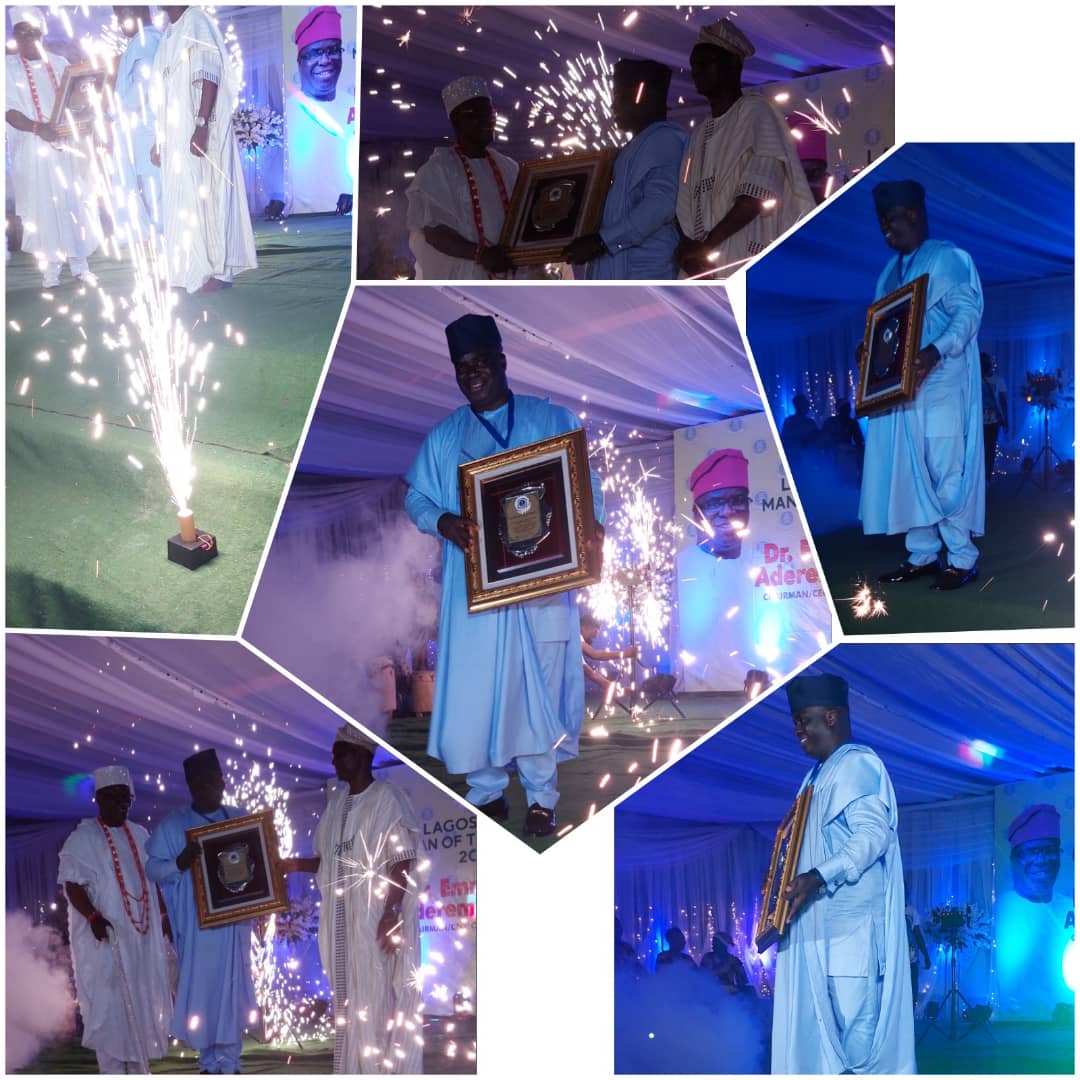 Lagos State Man Of The Year: Dr. Awode Honoured