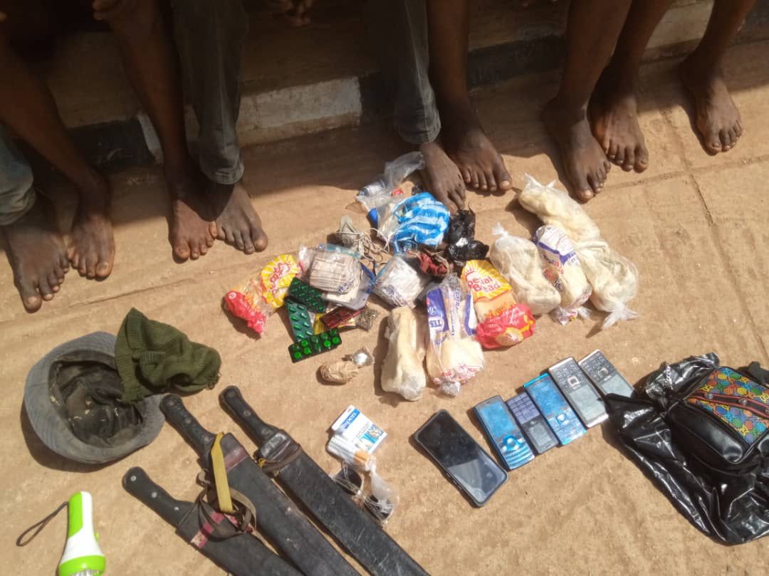 FIVE SUSPECTED KIDNAPPERS TERRORIZING OBADA OKO AREA ARRESTED.