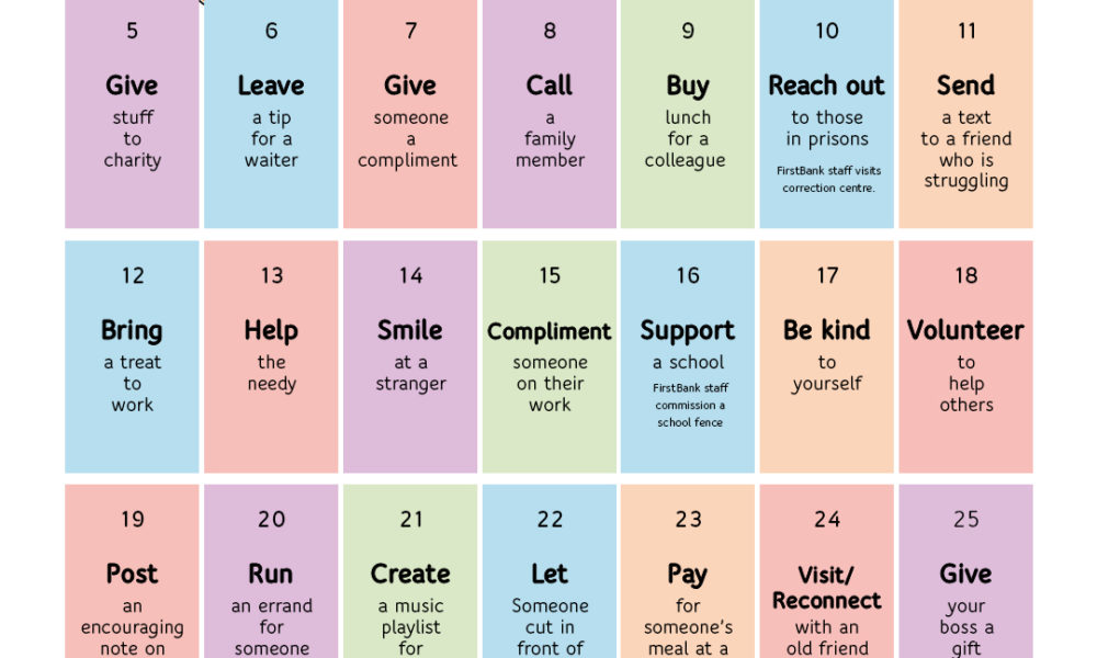 Firstbank DecemberIssaVybe: Showing Kindness as You Vybe