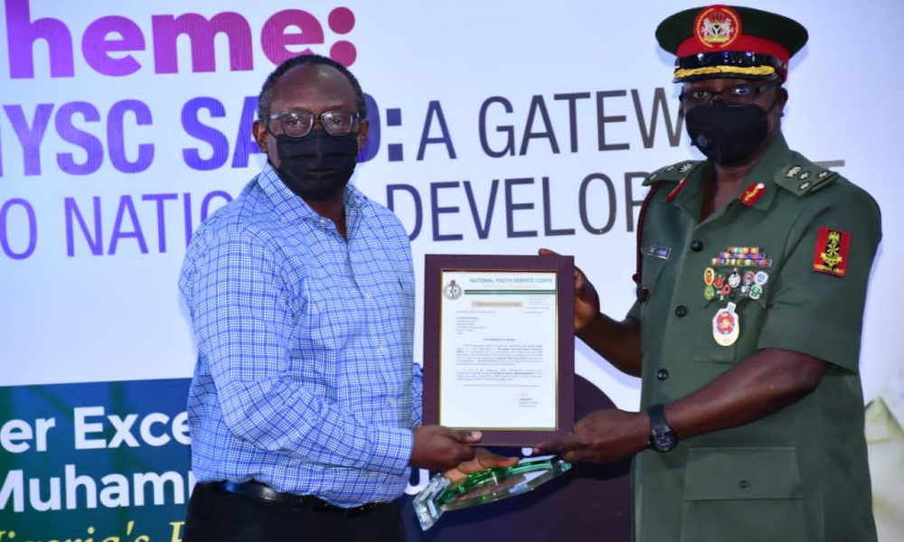 Unity Bank Gets NYSC Recognition, Wins Icon of Youth Empowerment Award