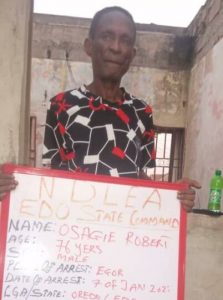 76 Year Old Grandfather Busted