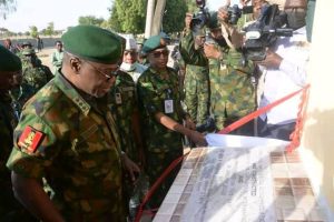 COAS commissions multiple projects in Janguza Barracks