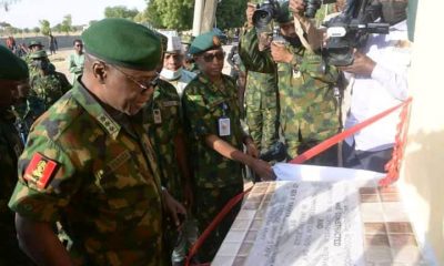 COAS commissions multiple projects in Janguza Barracks