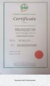 ISO 9001:2015: FRSC GETS RECERTIFIED