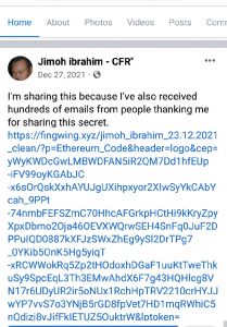 Jimoh Ibrahim Dissociates Self From Fake Cryptocurrency Link
