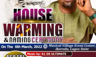 Popular Islamic Artiste, Saoty Arewa, Fixes Naming Ceremony, Housewarming for March