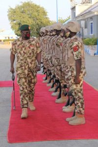 COAS TOURS NORTH EAST THEATRE OF OPERATIONS ... Visits troops in Biu, Buratai