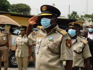 ZONAL COORDINATOR ZONE A, ACG OG OSISANYA fdc VISITS LAGOS COMMAND