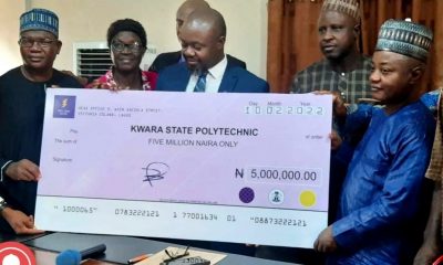 Polaris Bank donates towards construction of distance learning center in Kwara State Polytechnic 
