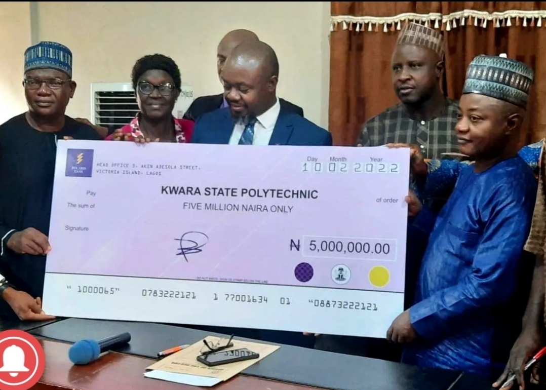 Polaris Bank donates towards construction of distance learning center in Kwara State Polytechnic 