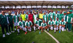TINUBU AT 70: SANWO-OLU, DARE, HAMZAT, DIGNITARIES GRACE NOVELTY MATCH IN LAGOS