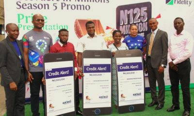 Fidelity Bank presents N10million to Winners of GAIM 5 4th Monthly Draw