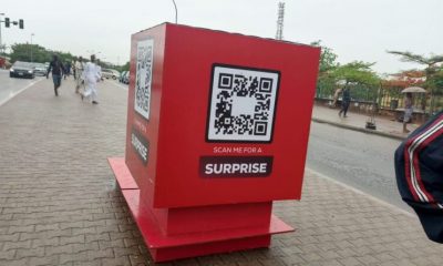 Mystery Red Boxes Hit Lagos Streets… Who’s Painting the City Red?
