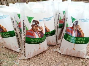 Ramadan: Tinubu distributes Sacks of Rice and Sugar to over 50,000 Families