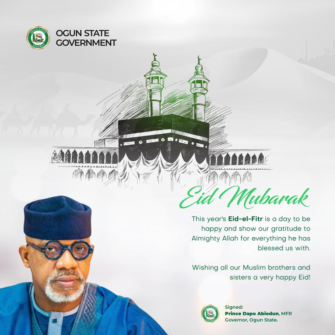 Eid-el-Fitri: Abiodun greets Muslims, charges clerics, parents on youths immorality, get-rich syndrome
