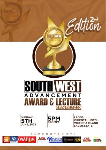 South West Advancement Award and Lecture Series 2022 Set to Hold in Lagos State