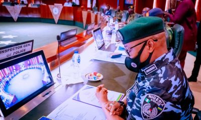 President Buhari Presides Over National Security Meeting (PHOTOS)