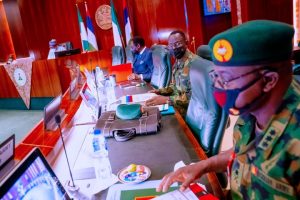 President Buhari Presides Over National Security Meeting (PHOTOS)