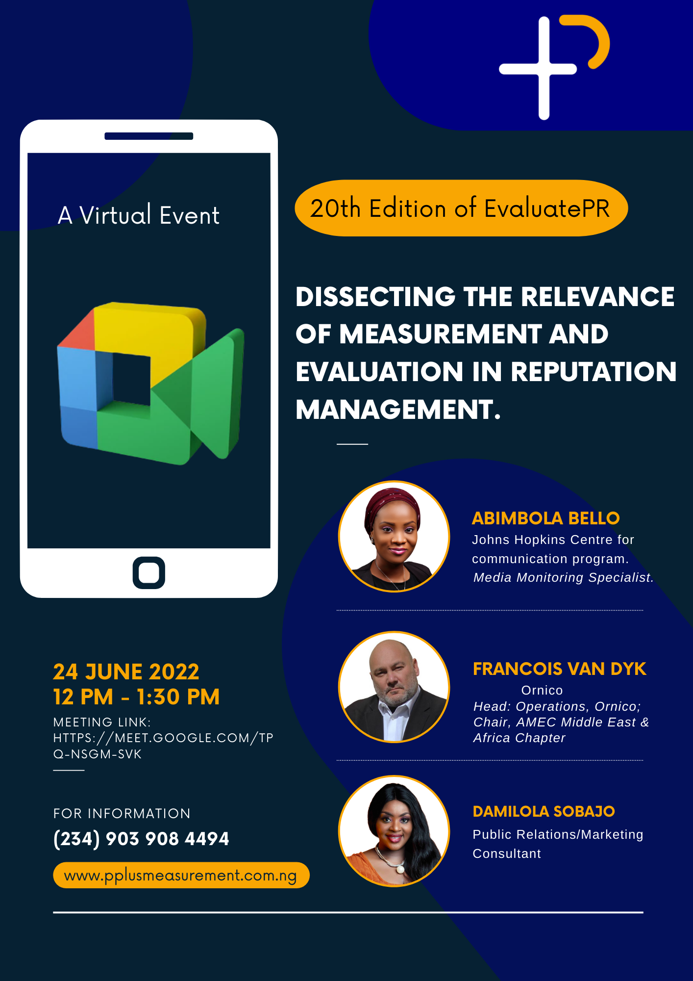 P+ Measurement Services is set to host the 20th Edition of EvaluatePR
